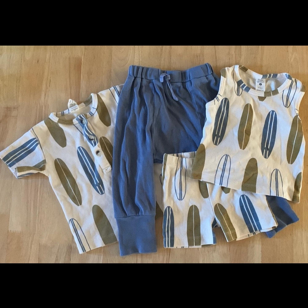EUC Kate Quinn longboards organic cotton summer bundle, Size 18-24m / 2T
